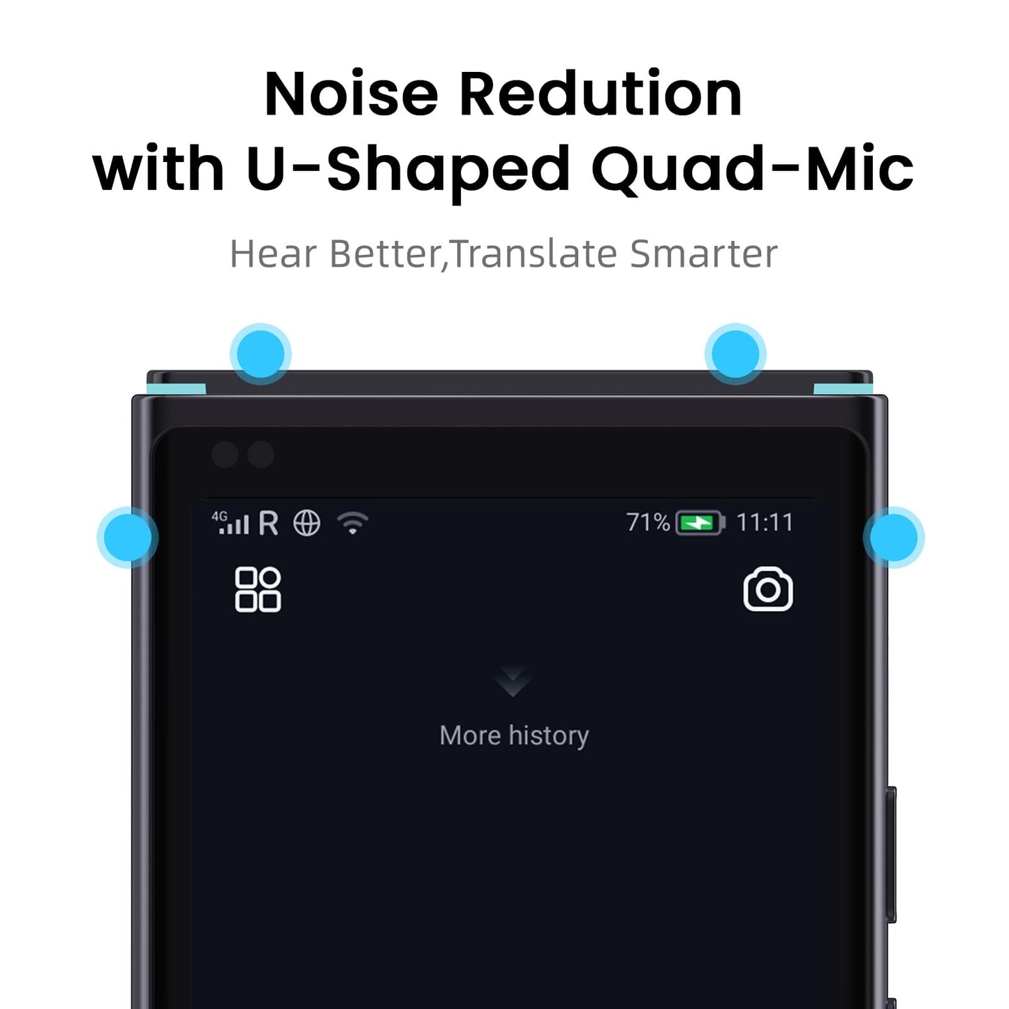 iflytek Language Translator Device with Offline Translation, 60 Languages Voice & Photo Translation, Real-Time Interpreter, 2-Year Free Global Data, for Travel, Business, Learning