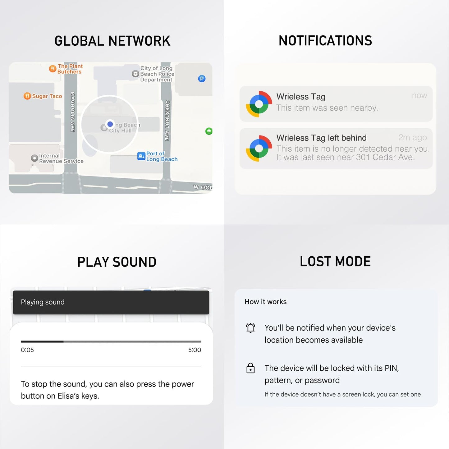 Android Air Tracker 2 Pack: Smart Tracker(2025), Compatible with Google's Find Hub/Find My Device (Android Only) App, Tracker Tag Locator for Keys, Luggage, Satchel, Backpack etc