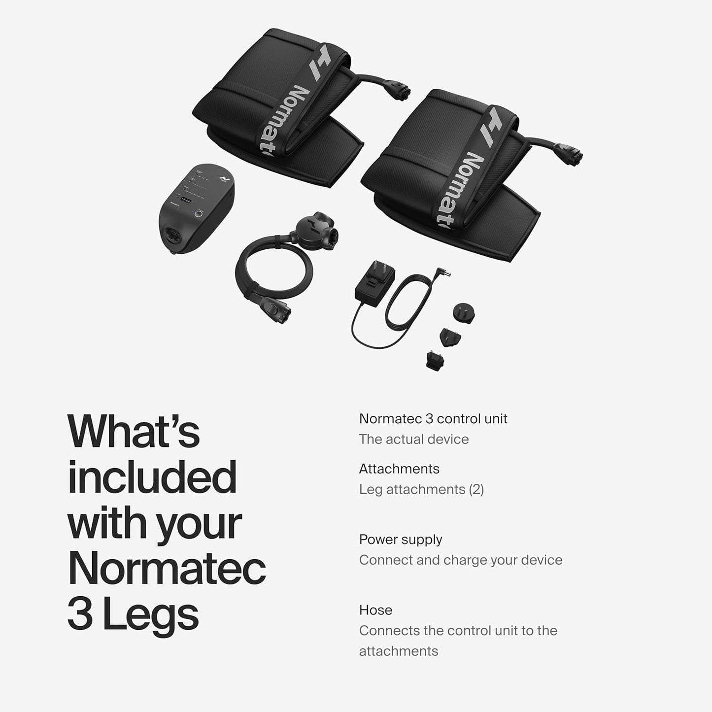 Hyperice Normatec 3 - Recovery System with Patented Dynamic Compression Massage Technology (Normatec 3 Standard Size Legs) FSA-HSA