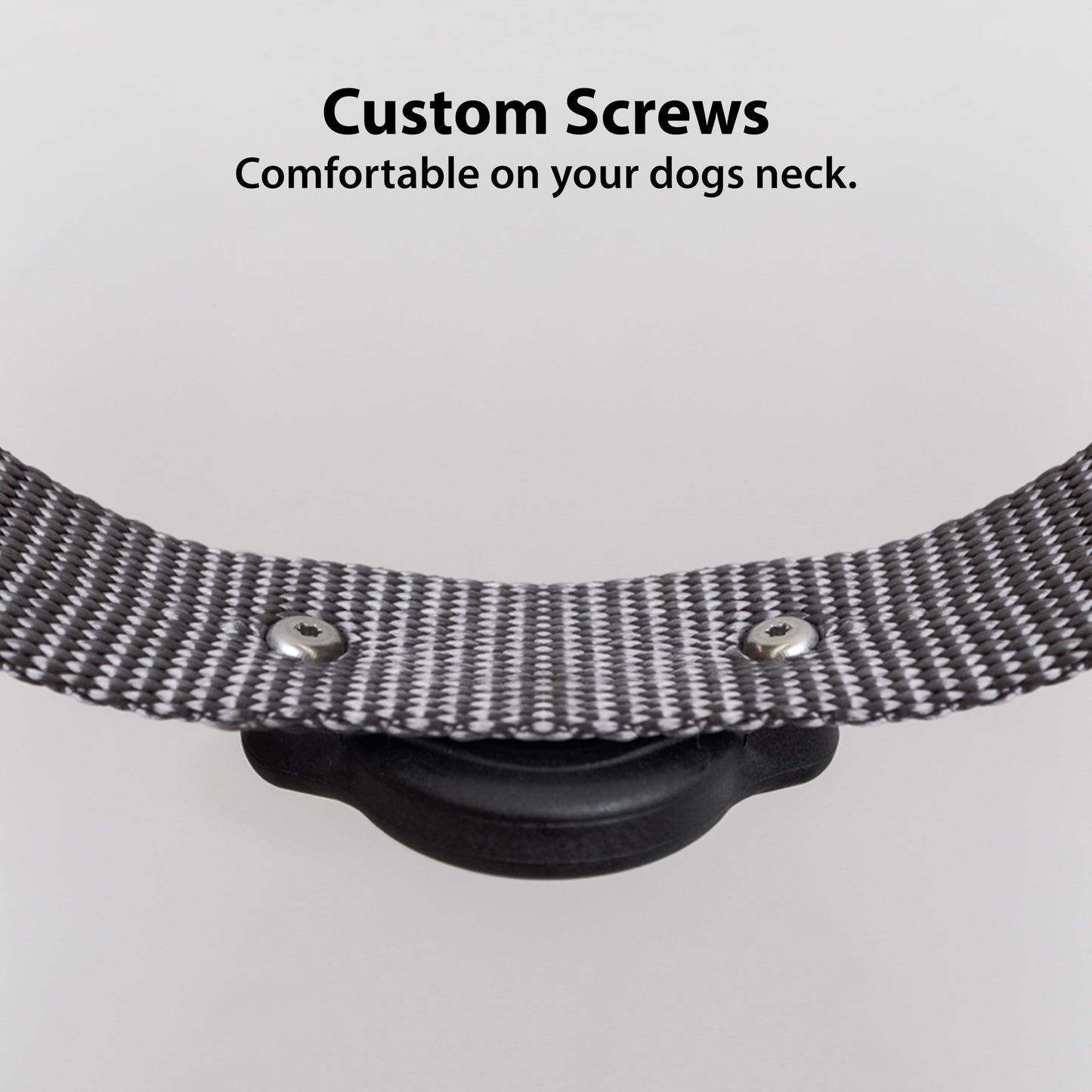 Elevation Lab TagVault™ Compact AirTag Dog Collar Mount - IP68 Waterproof, Doesn't Dangle, Fits All Width Collars
