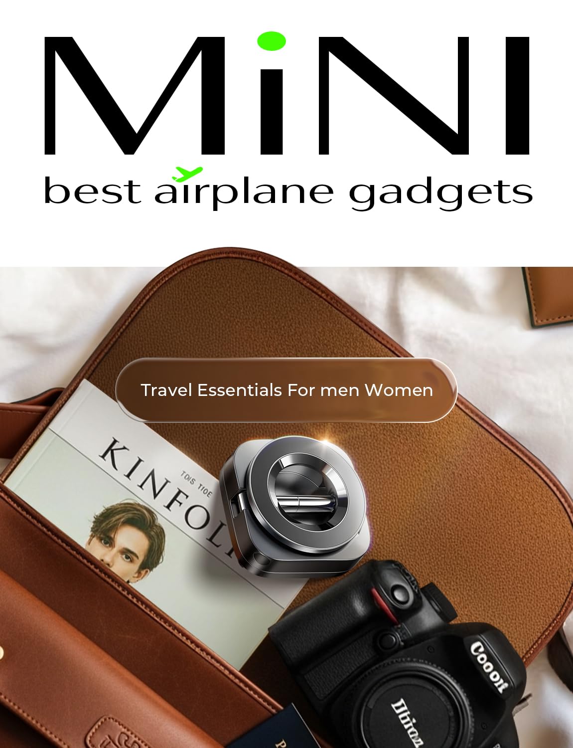 LISEN Airplane Gadgets Travel Europe Vacation Essentials Phone Holder for iPhone 17 MagSafe Travel Accessories Long Flight Must Have Toddler Mini Travels Essentials Kids Women Cruise Essentials
