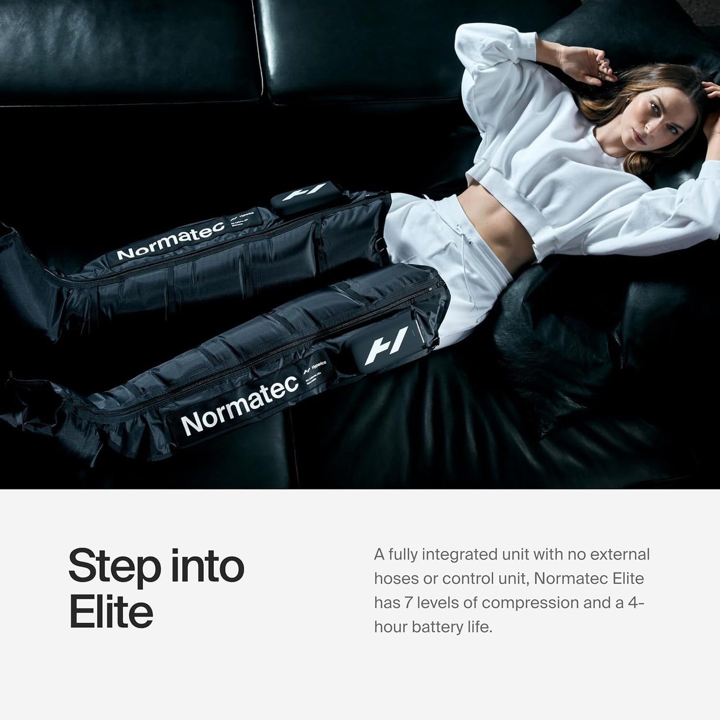 Hyperice Normatec Elite - Standard Size - Cordless Recovery System with Patented Dynamic Compression Massage Technology - FSA or HSA Eligible