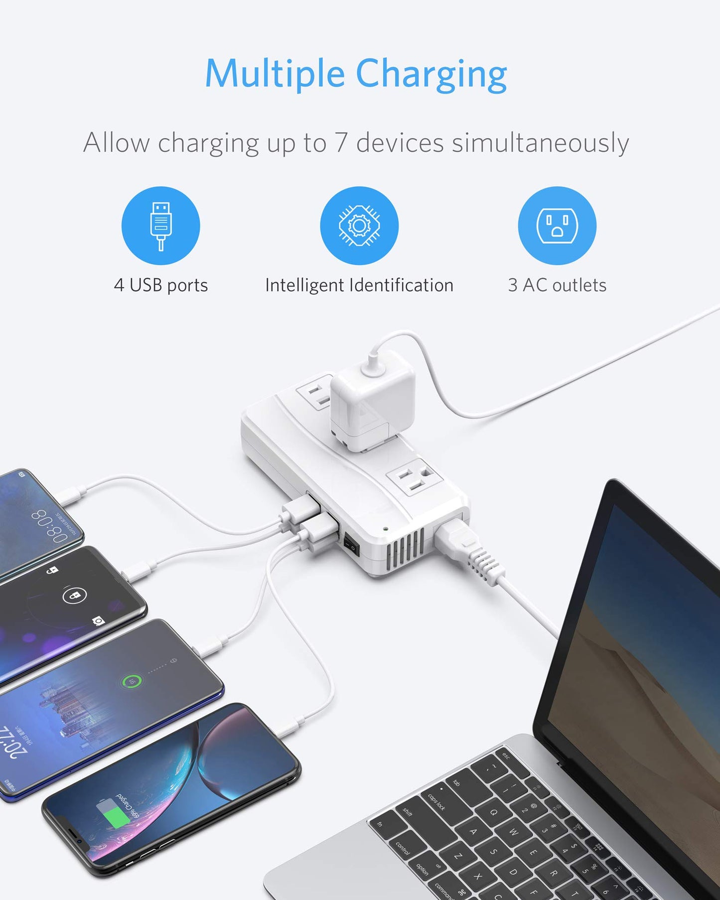 BESTEK 220v to 110v Voltage Converter, US to Europe Converter for Hair Straightener/Curling Iron, Power Converter for European Travel, (US/AU/EU/UK/India/South Africa Universal Plug Adapter)