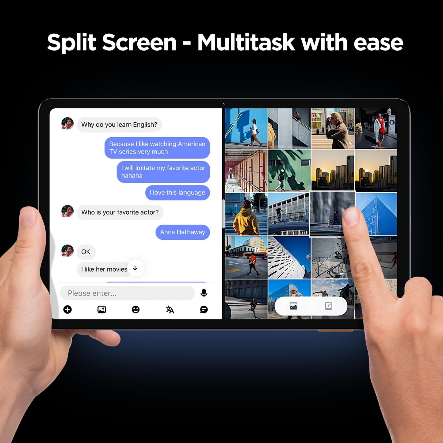 Android Tablet, 10.1 inch Android 15 Tablet with Octa-core Processor RAM 12GB ROM 64GB(Up to 2 TB), 800x1280 Resolution, WiFi 6 & Bluetooth, Dual Speakers, 5MP+8MP, 6000mAh, ABCmouse for 30-Days Trial