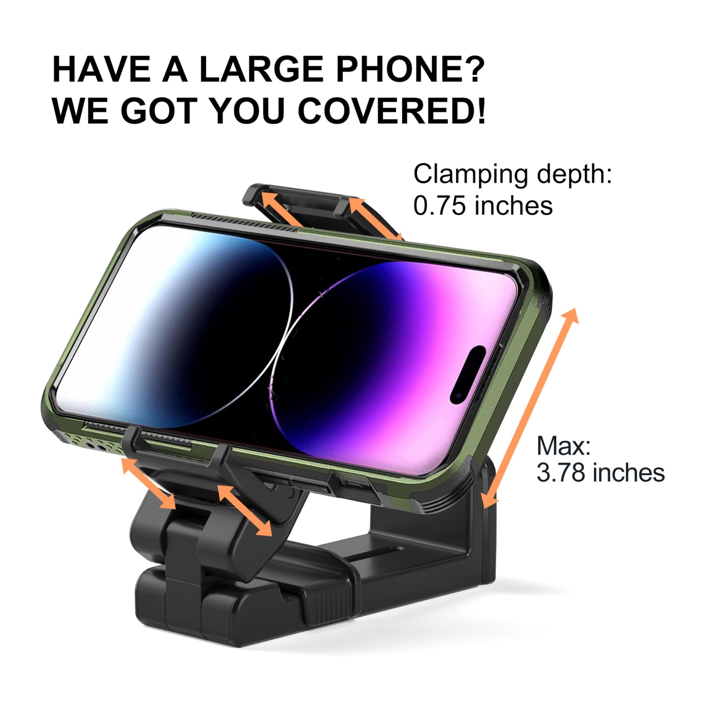 Perilogics 2025 Upgraded Travel Essentials Must Haves Airplane Phone Holder Mount. Improved Ergonomic Lever, Perfect for Long Flight, Cruise, Desk, Travel Gift for Content Creator