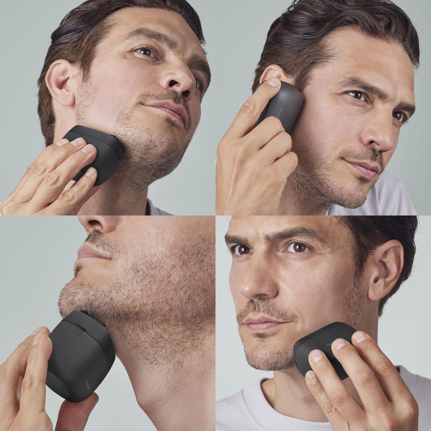 Panasonic ARC5 Palm-Sized Razor, Handheld Luxury Compact Travel Shaver with 5-Blade Cutting System and USB-C Charging, Wet/Dry - ES-PV3A-K