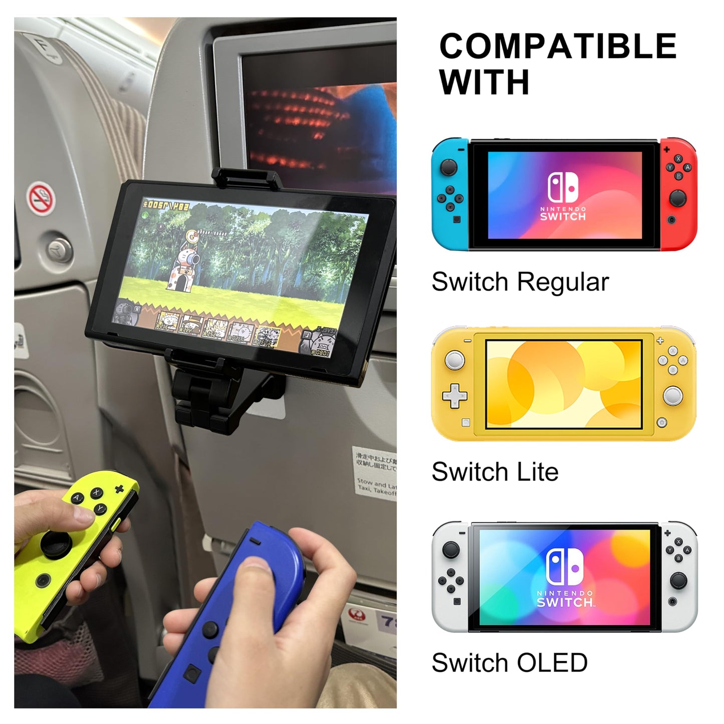 Perilogics 2025 Upgraded Travel Essentials Must Haves Airplane Phone Holder Mount. Improved Ergonomic Lever, Perfect for Long Flight, Cruise, Desk, Travel Gift for Content Creator