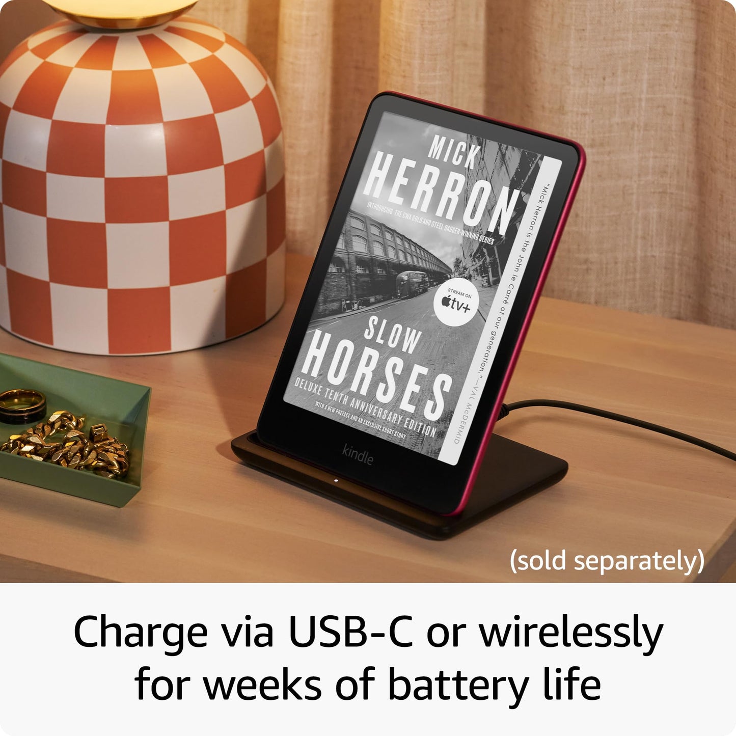 Amazon Kindle Paperwhite Signature Edition 32GB (newest model) – Our fastest Kindle with auto-adjusting front light, wireless charging, and weeks of battery life – Metallic Jade