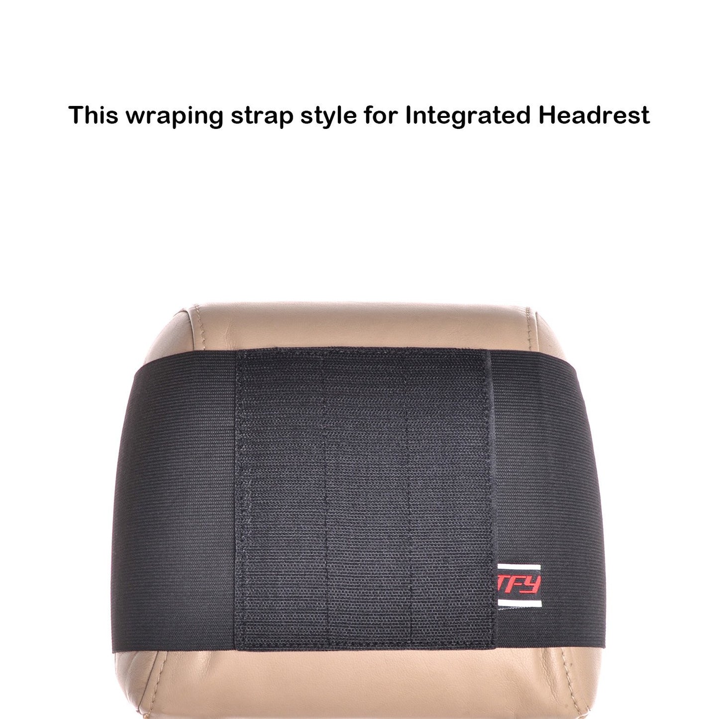 TFY Universal Car Headrest Mount, Fits 7-11 Inch Tablets - iPad, Samsung Galaxy Tab & Note, Adjustable Strap, Detachable, Portable, No Protruding Parts